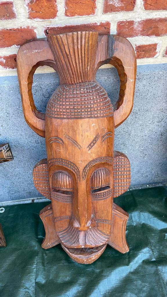 Afrikaans masker, Antiek en Kunst, Kunst | Beelden en Houtsnijwerken, Ophalen