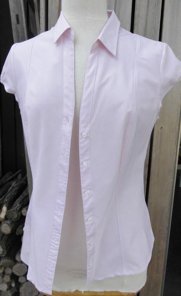Roze Gingham blouse Maat 42, Kleding | Dames, Ophalen of Verzenden, Zo goed als nieuw, Maat 42/44 (L), Roze
