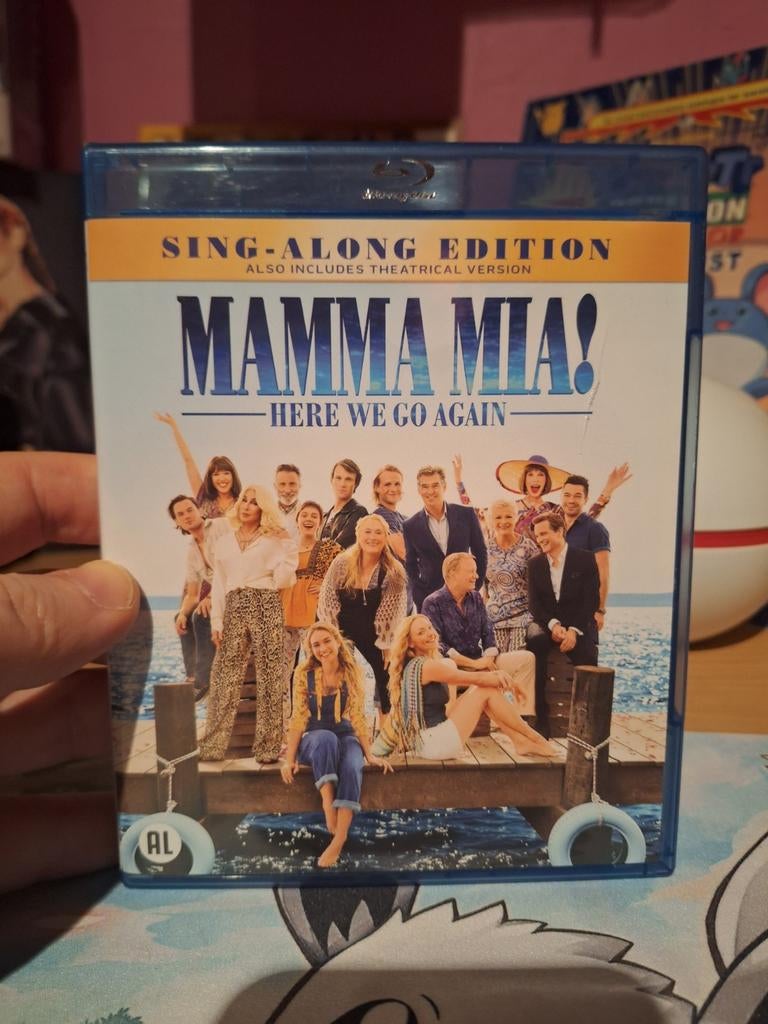 Blu ray mamma mia ! Here we go again, Ophalen of Verzenden, Gebruikt, Klassiekers