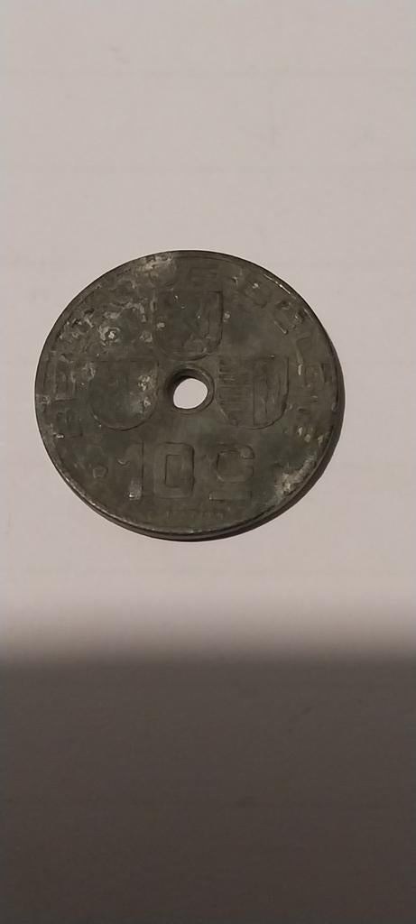 10 cent 1942 frans vlaams, Verzenden, Metaal, Losse munt