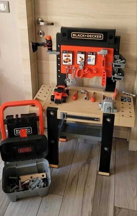 Black Decker werkbank + steekwagen (kind), Ophalen, Zo goed als nieuw