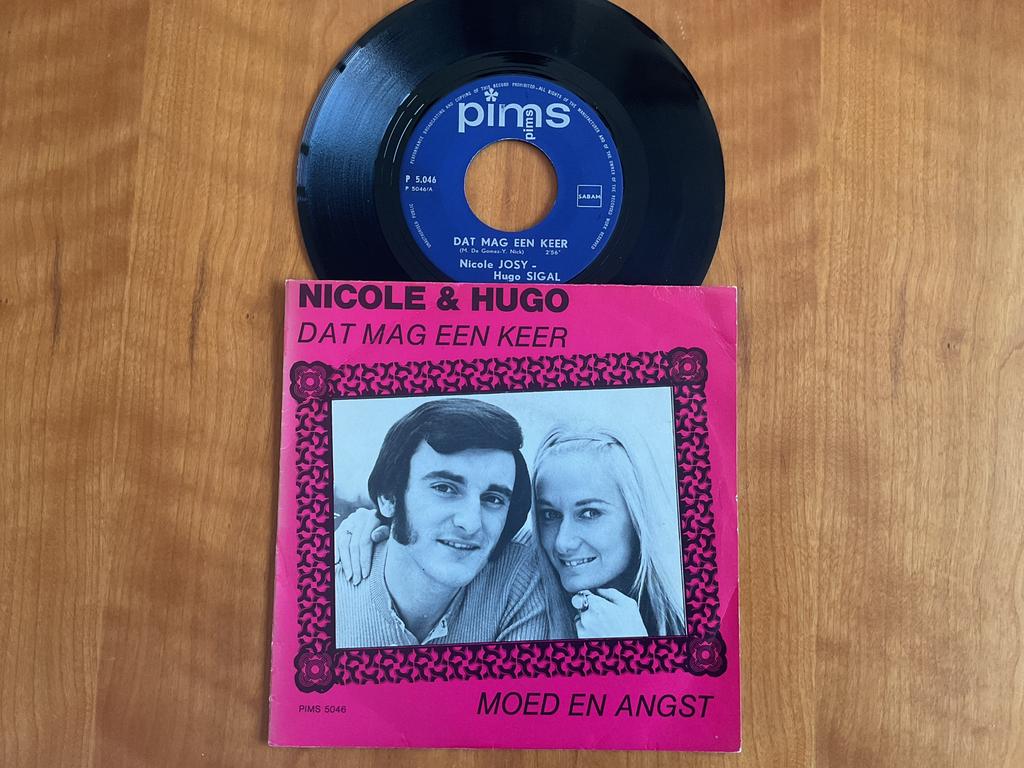 Nicole & Hugo - Dat Mag Een Keer., Cd's en Dvd's, Vinyl | Nederlandstalig, Ophalen of Verzenden, Gebruikt