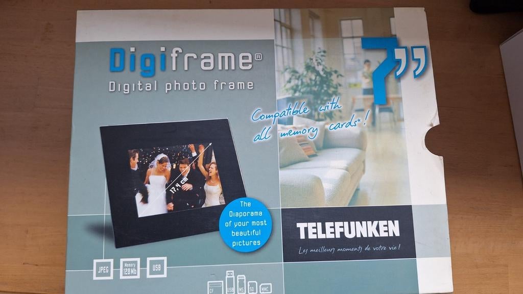 Telefunken digitale foto kader, Ophalen of Verzenden, Nieuw