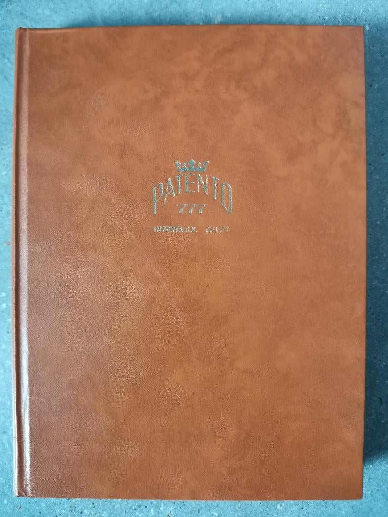 bruin postzegelalbum PATENTO met 32 witte pagina's (leeg), Postzegels en Munten, Ophalen of Verzenden, Verzamelalbum