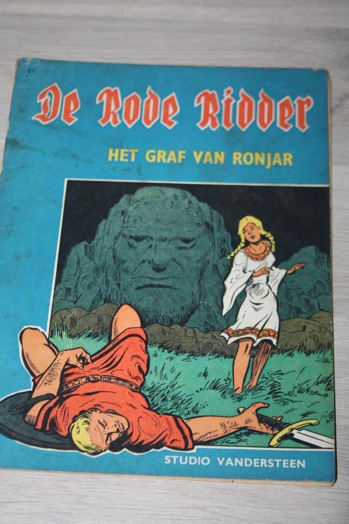 1e druk nr 27 , De Rode Ridder ( Willy Vanderteen ) 1966, Enlèvement ou Envoi, Willy Vandersteen, Une BD, Utilisé