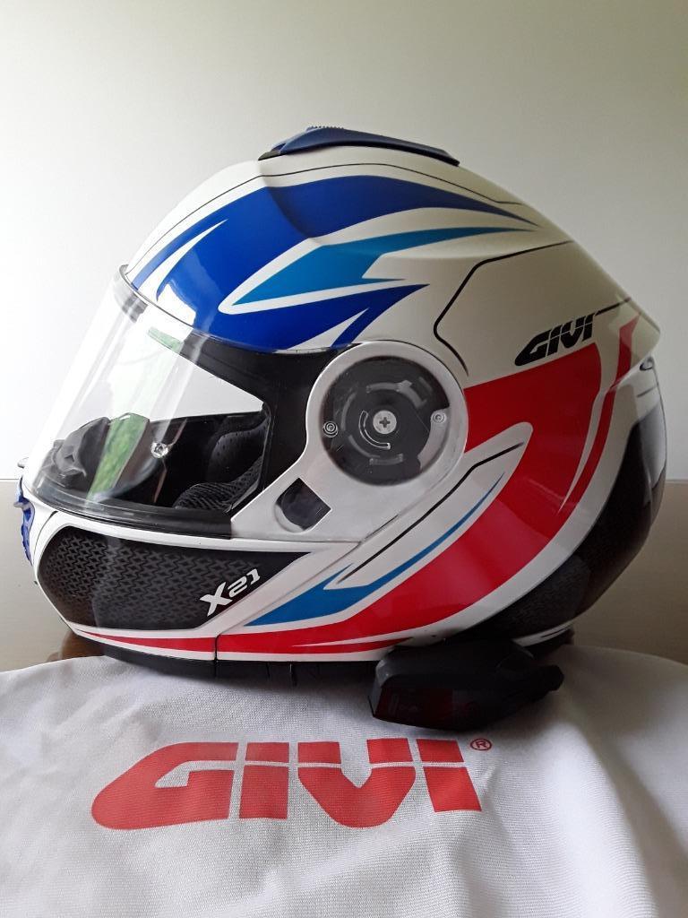 Casque Givi X21 modulable - Taille L (60cm) avec intercom, Ophalen, Heren, Nieuw zonder kaartje, Integraalhelm