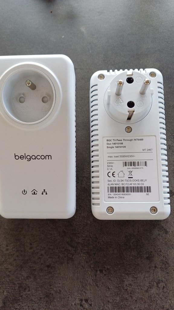Devolo belgacom,  2 pièces, Informatique & Logiciels, Enlèvement ou Envoi, Comme neuf