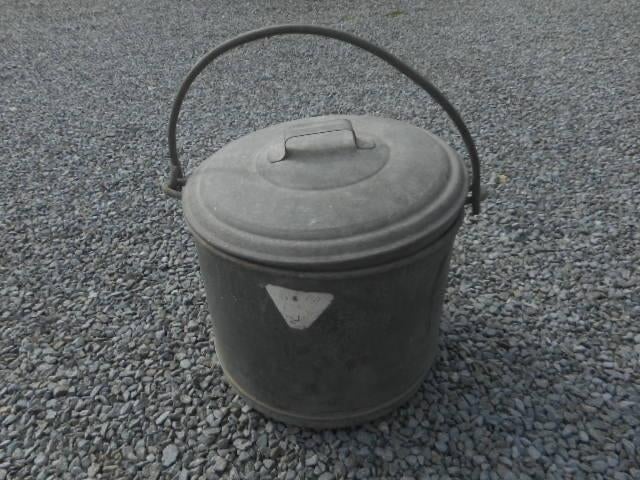oude zinken ketel, Ophalen