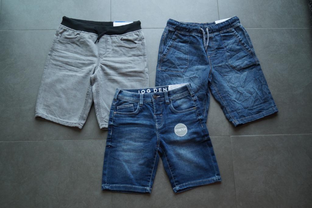 3 nieuwe korte broeken maat 134, Ophalen of Verzenden, Nieuw, Jongen, Broek