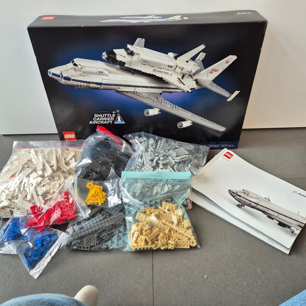 Lego 10360 shuttle carrier aircraft, Ophalen of Verzenden, Lego