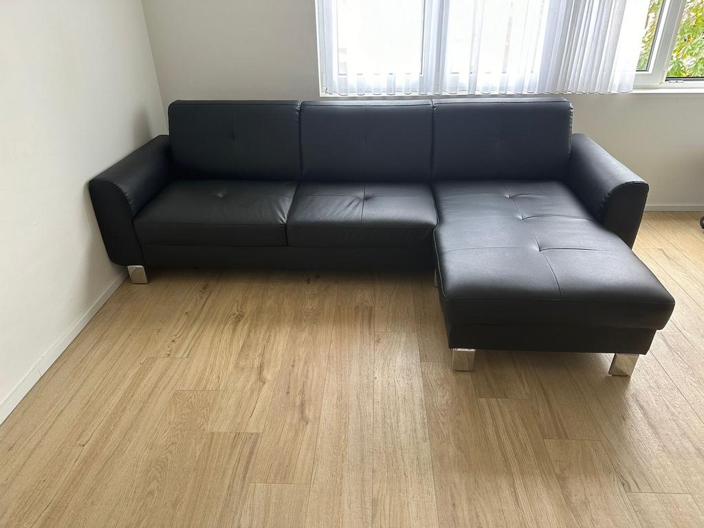 Leder zetel, Ophalen, Zo goed als nieuw, Leer, Zithoek