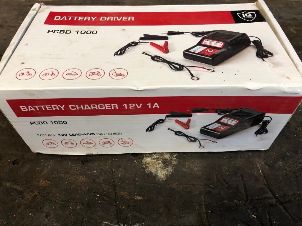 chargeur batterie 12V  1A, Enlèvement, Neuf