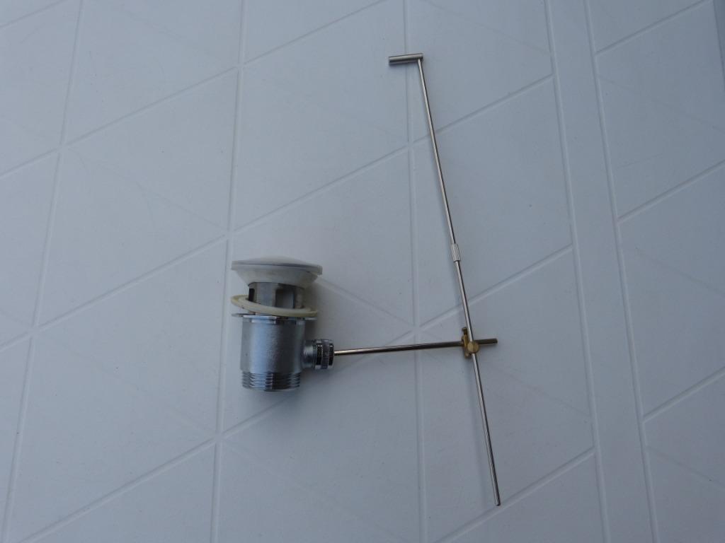 crepine met hefstang grohe, Ophalen of Verzenden, Nieuw, Chroom
