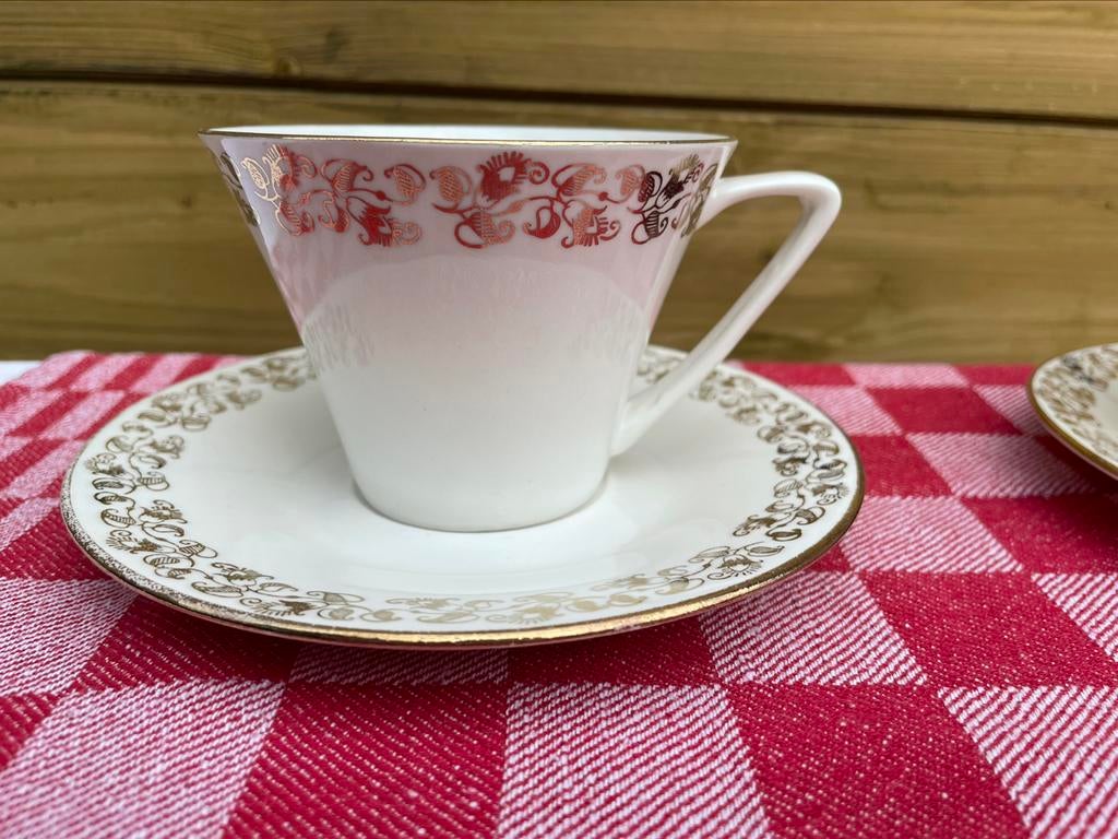 4 sacs et assiettes vintage | Eurochina Belgium, Antiquités & Art, Enlèvement ou Envoi