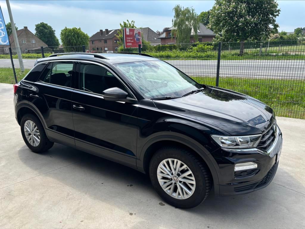 Volkswagen T-Roc 1.0 tsi bj 2019 met 122000 km, Stof, USB, Euro 6, Zwart