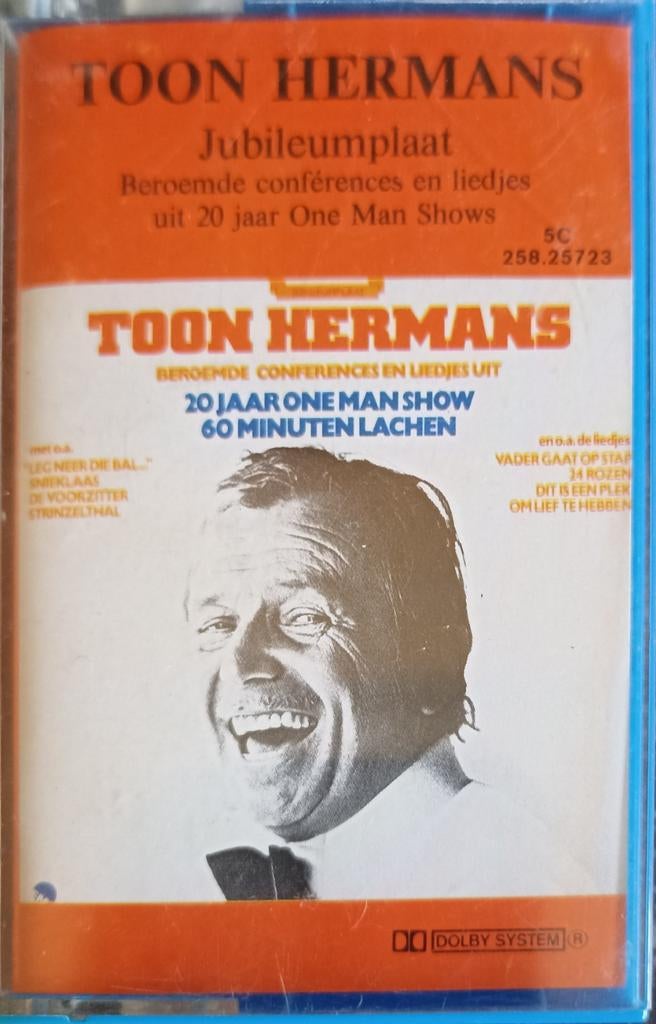 Muziek Cassette Toon Hermans, Ophalen of Verzenden, Zo goed als nieuw