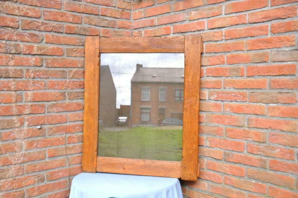 §  miroir encadrement chêne, Enlèvement, Rectangulaire, 50 à 100 cm, Moins de 100 cm