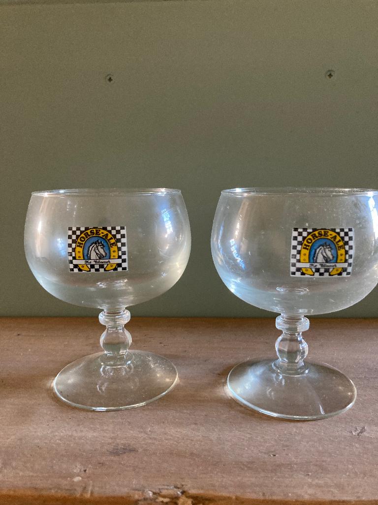 Horse Ale glazen, Ophalen of Verzenden, Nieuw, Bierglas