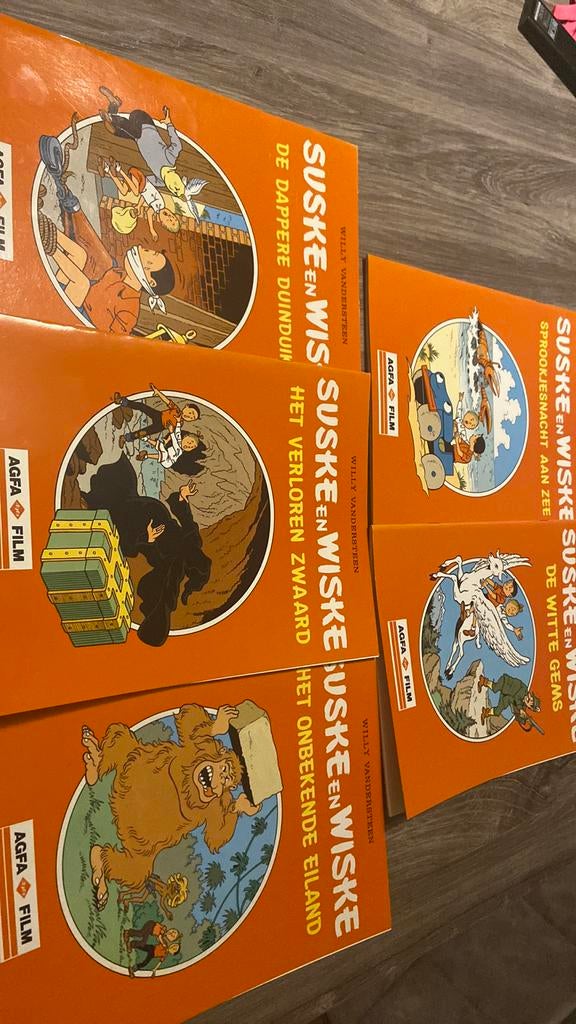 Agfa film Suske en Wiske lot van 5 strips, Boeken, Ophalen of Verzenden, Zo goed als nieuw