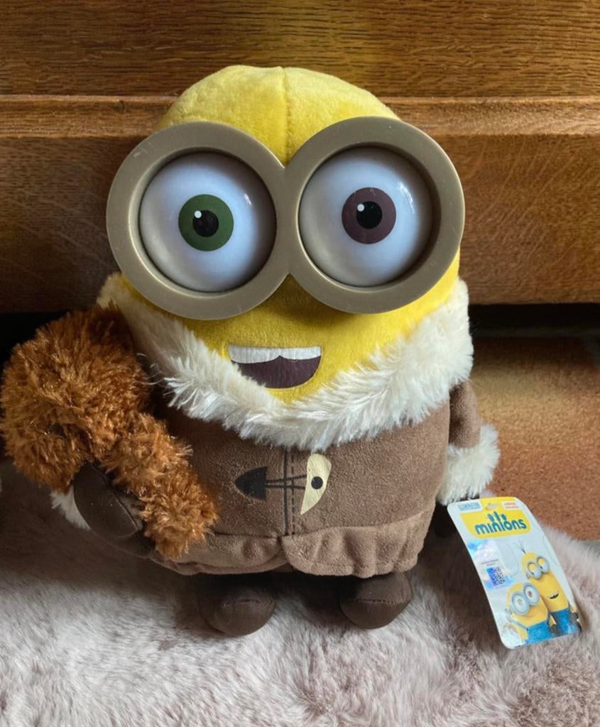 Nieuwe Minions knuffel met bolletjes binnenin 30 cm., Ophalen of Verzenden, Nieuw, Overige typen