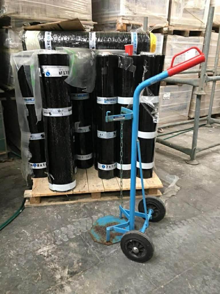 Chariot de bonbonne ou rofing a bxl, 80 tot 100 liter, Ophalen, Gebruikt, Steekwagen
