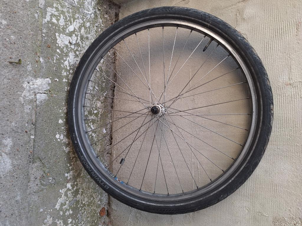 Fiets voorwiel 20, 24, 26 en 28 inch, Ophalen, Gebruikt, Wiel