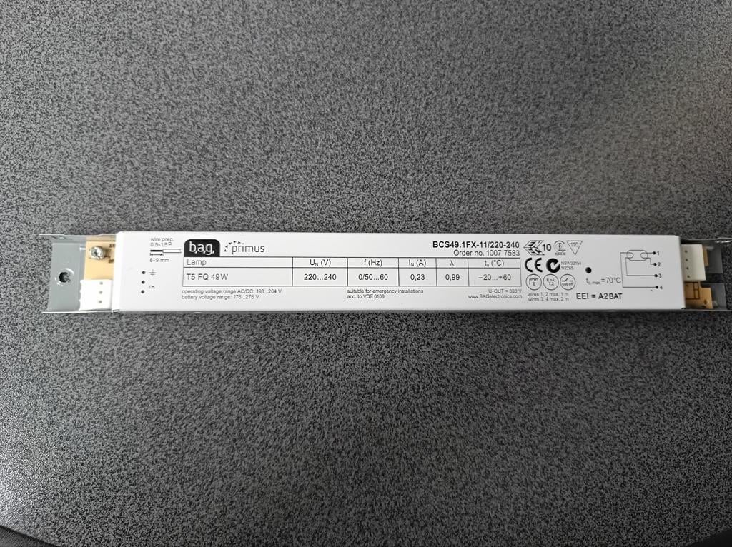 Ballast électronique BAG Primus, Enlèvement ou Envoi, Neuf