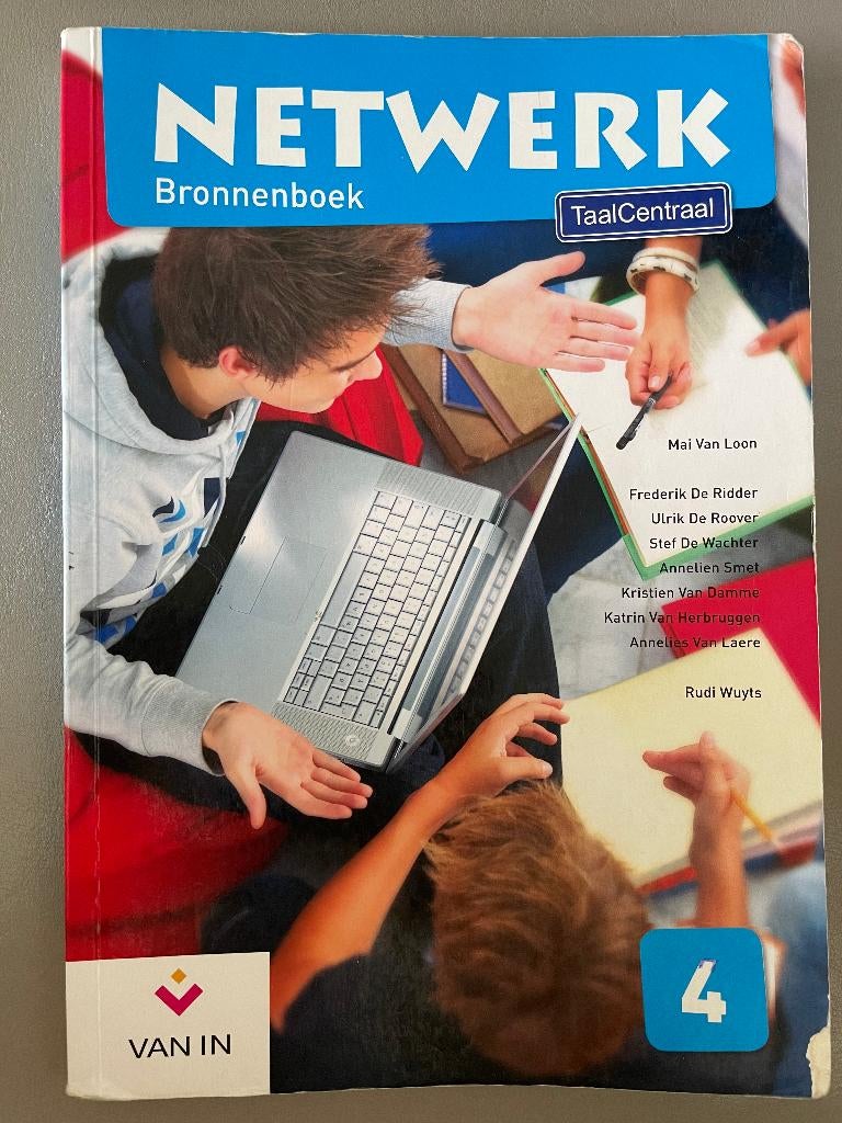 Netwerk Taalcentraal 4 Bronnenboek, Boeken, ASO, Van In, Nederlands, Ophalen