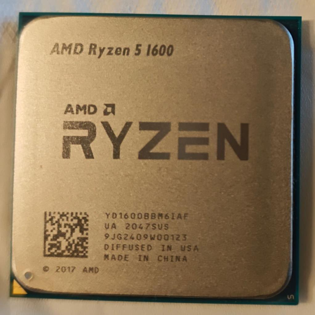 AMD Ryzen 5 1600, Computers en Software, 6-core, Gebruikt, Socket AM4, 3 tot 4 Ghz