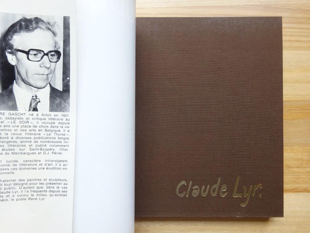 Claude Lyr, monographie, signé, Peinture et dessin, Enlèvement ou Envoi, André Gascht, Utilisé