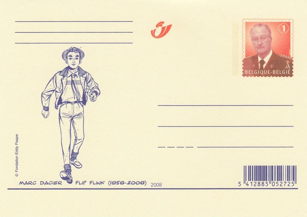 Année 2008 : carte postale : Marc Dacier - Flip Flink (1958-, Ophalen of Verzenden