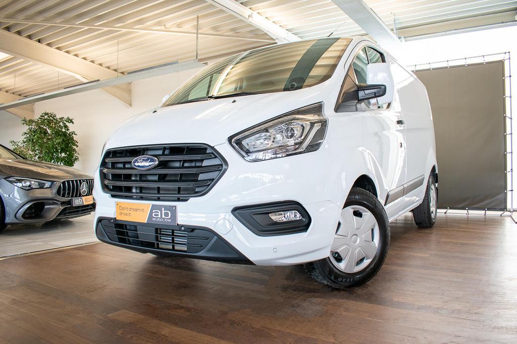 Ford Transit Custom TREND, AUTO, LED, DAB, SENSOREN, CRUISE, Auto's, 1995 cc, Adaptieve lichten, Wit, Bedrijf