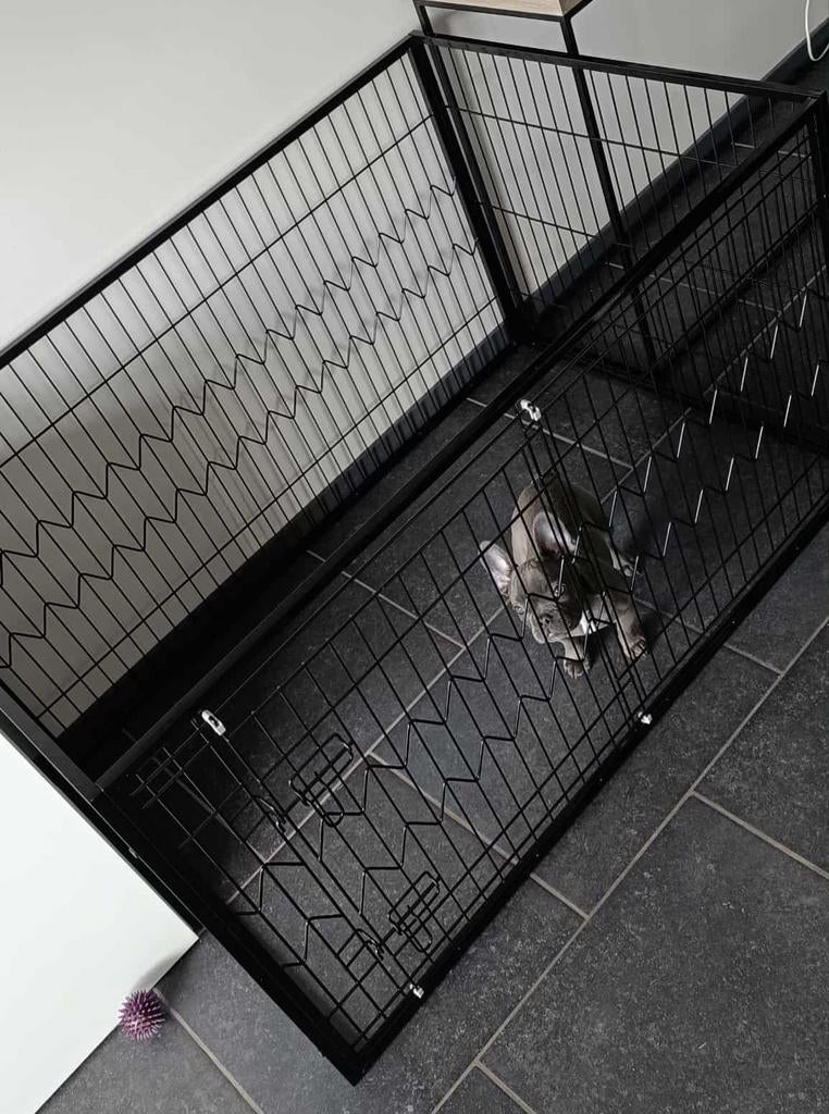 Parc pour chien / Cage avec porte coulissante, Enlèvement, Comme neuf