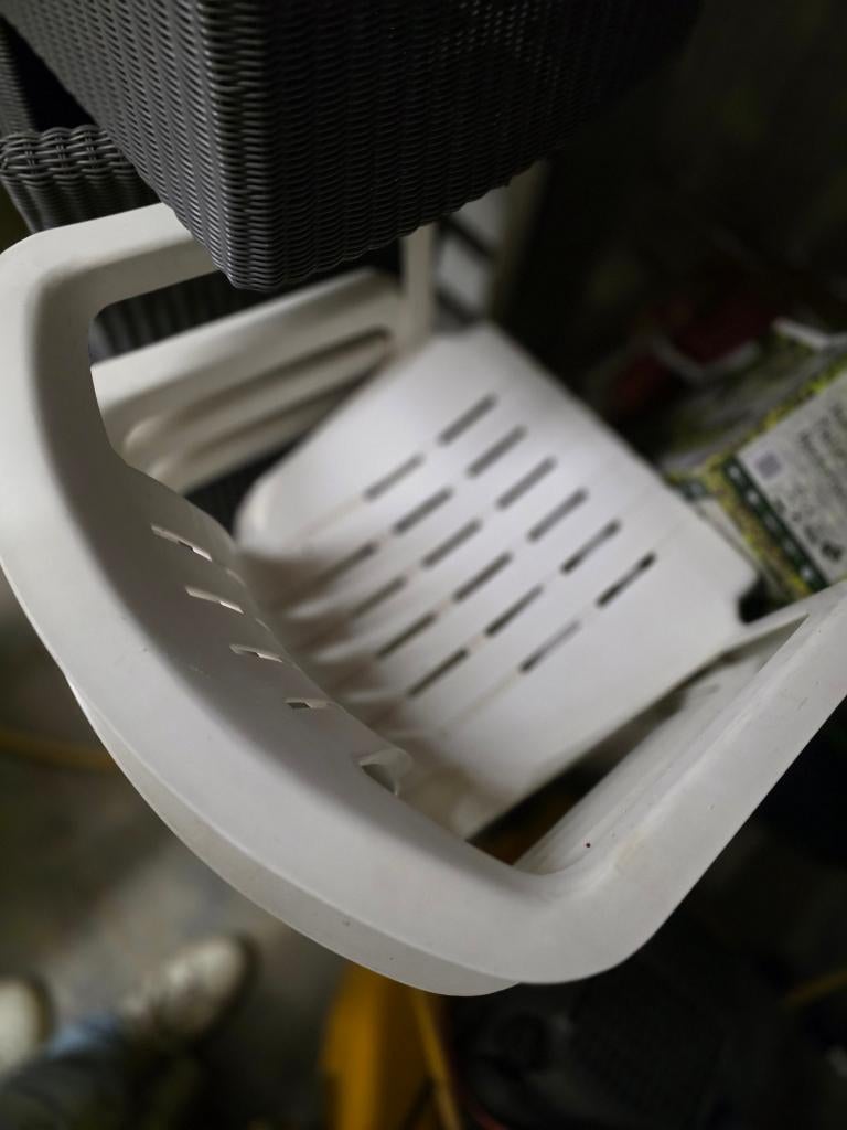 chaise jardin, Enlèvement, Utilisé, Plastique