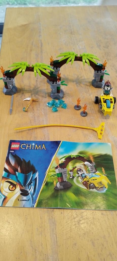 Lego Chima 70104 Le portail de la jungle, Enlèvement ou Envoi, Utilisé, Ensemble complet, Lego