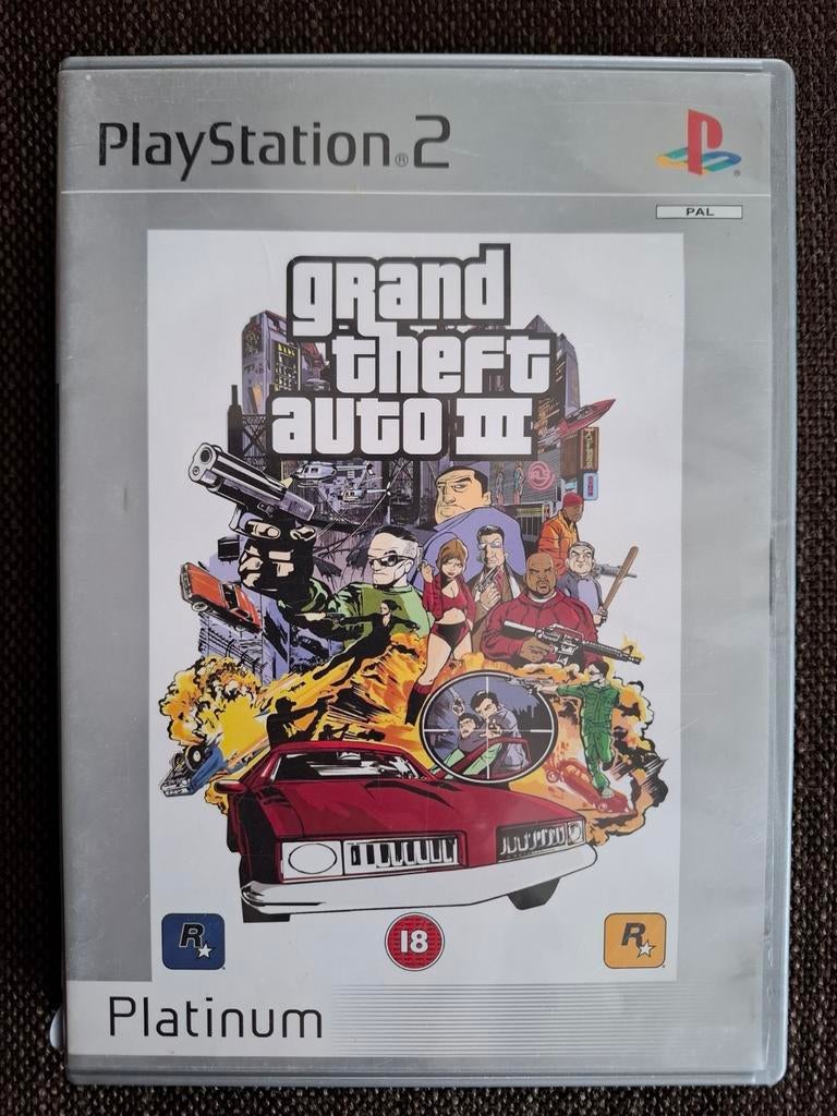 PS2 Grand Theft Auto 3, Ophalen of Verzenden, Zo goed als nieuw