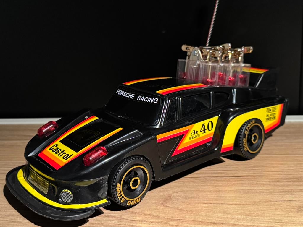 Vintage Porsche race-speelgoedauto Castrol Bremsen, Ophalen of Verzenden, Zo goed als nieuw