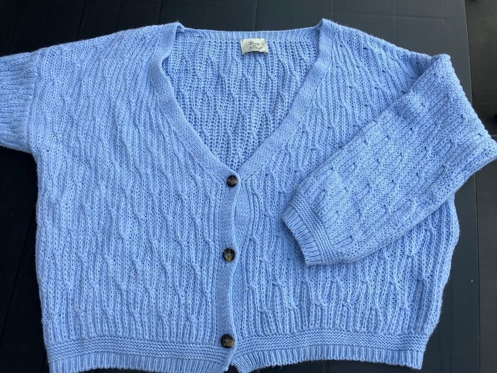 Dames gilet Terra di Siena Onr size, Taille 38/40 (M), Comme neuf, Bleu, Terra di Siena