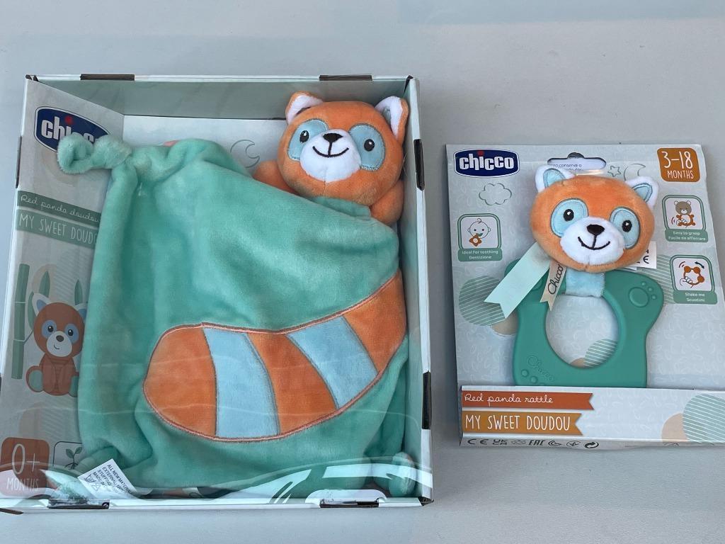 Set baby bijtring knuffeldoekje Chicco NIEUW, Kinderen en Baby's, Ophalen, Nieuw