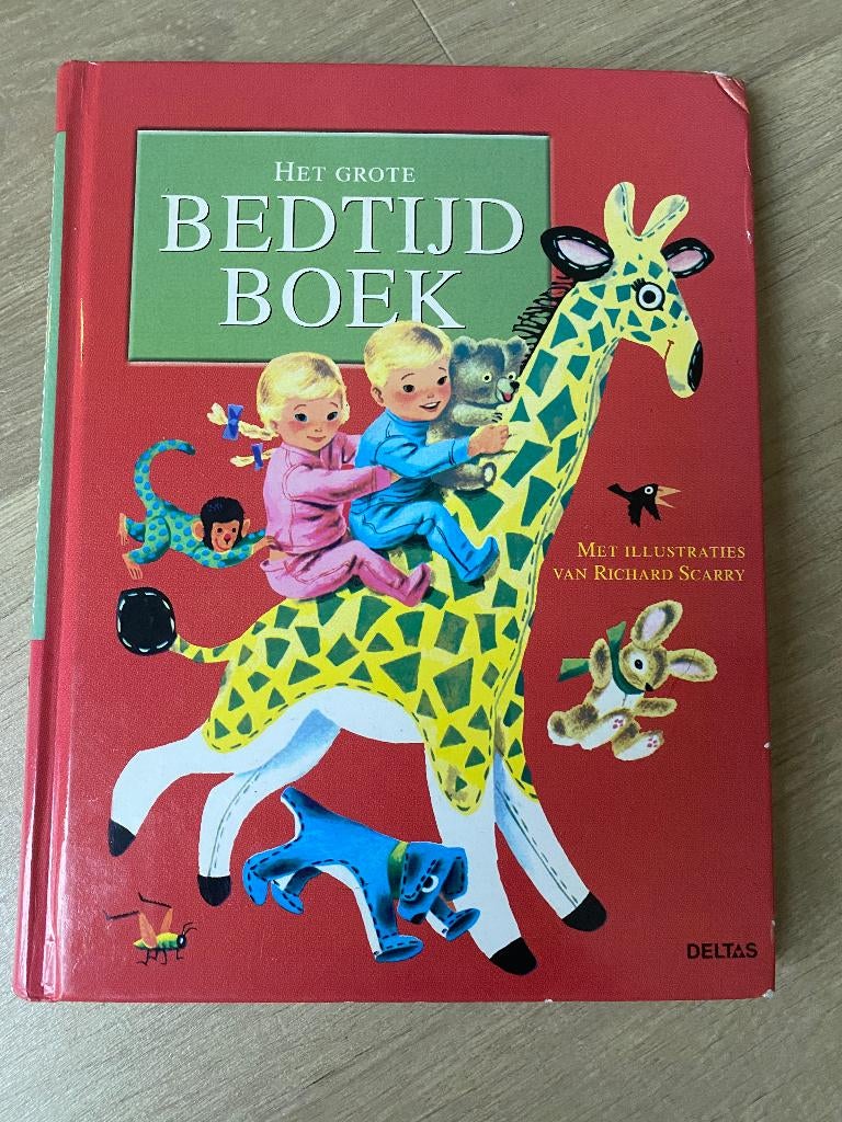 Het grote bedtijd boek met illustraties van Richard Scarry, Gelezen, Non-fictie, Jongen of Meisje, Ophalen of Verzenden