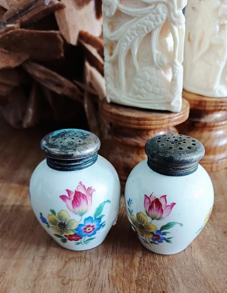 1950 zout en peper set, Antiek en Kunst, Antiek | Vazen, Ophalen of Verzenden
