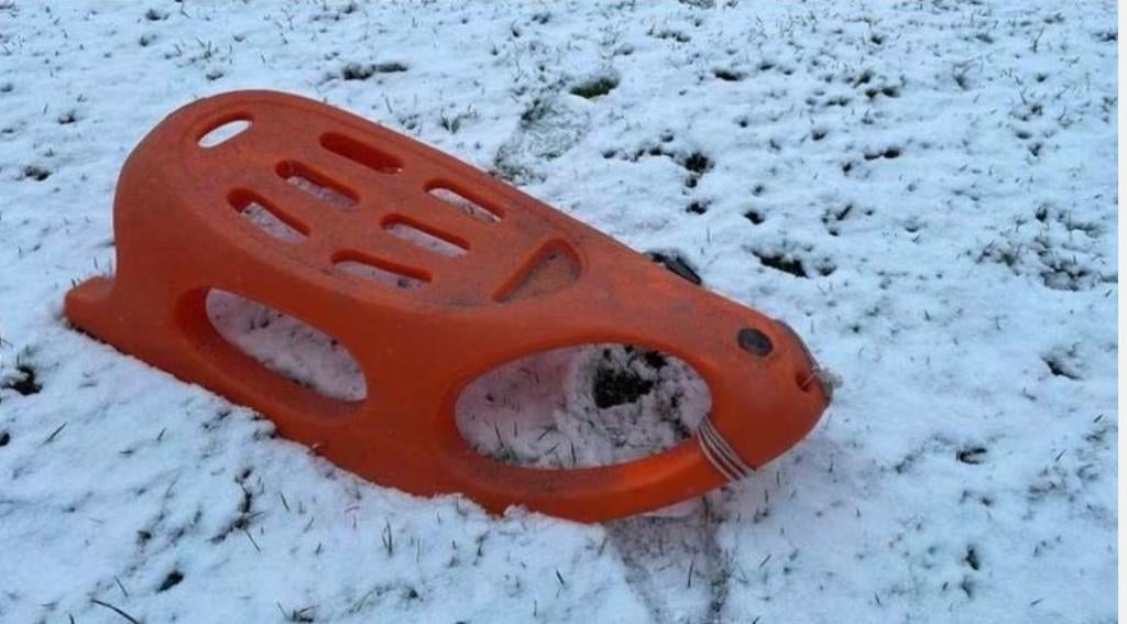 slee oranje plastic, Ophalen, Gebruikt, Kunststof