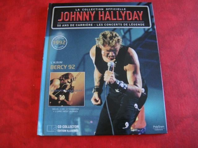 CD: La Collection Officielle. "Johnny Hallyday 1992, Envoi, Neuf, dans son emballage, Autres genres