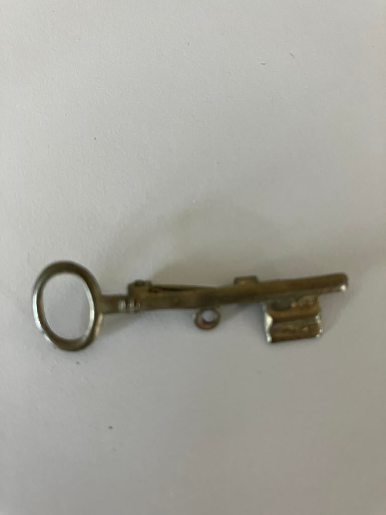 Antieke broche., Bijoux, Sacs & Beauté, Bijoux anciens, Enlèvement ou Envoi, Bronze, Broche