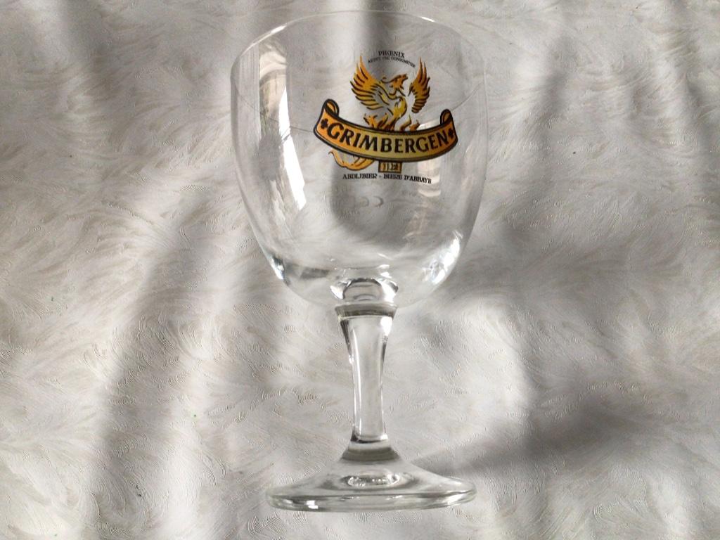 1 Grimbergen  15cl Phoenix ardet nbc consumitur bierglas op, Ophalen of Verzenden