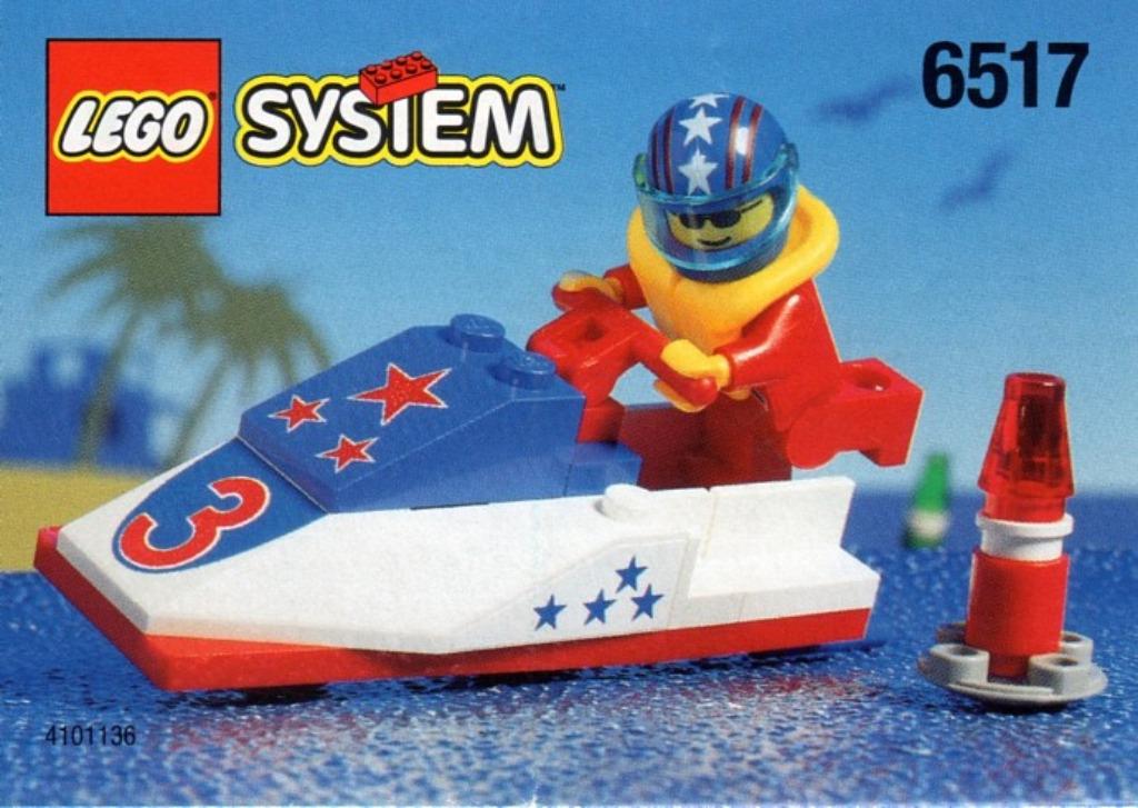 LEGO Classic Town Race 6517 Water Jet, Enlèvement ou Envoi, Comme neuf, Ensemble complet, Lego