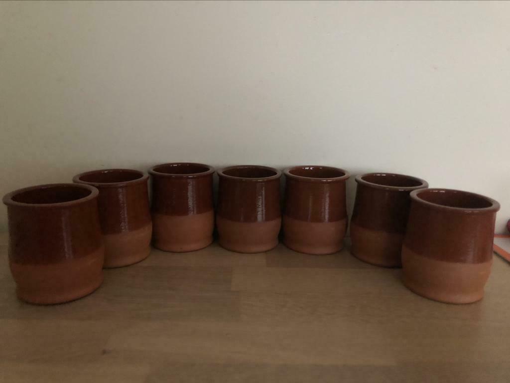 7 x vuurvaste ovenpotjes - 6x8cm, Ophalen of Verzenden, Nieuw