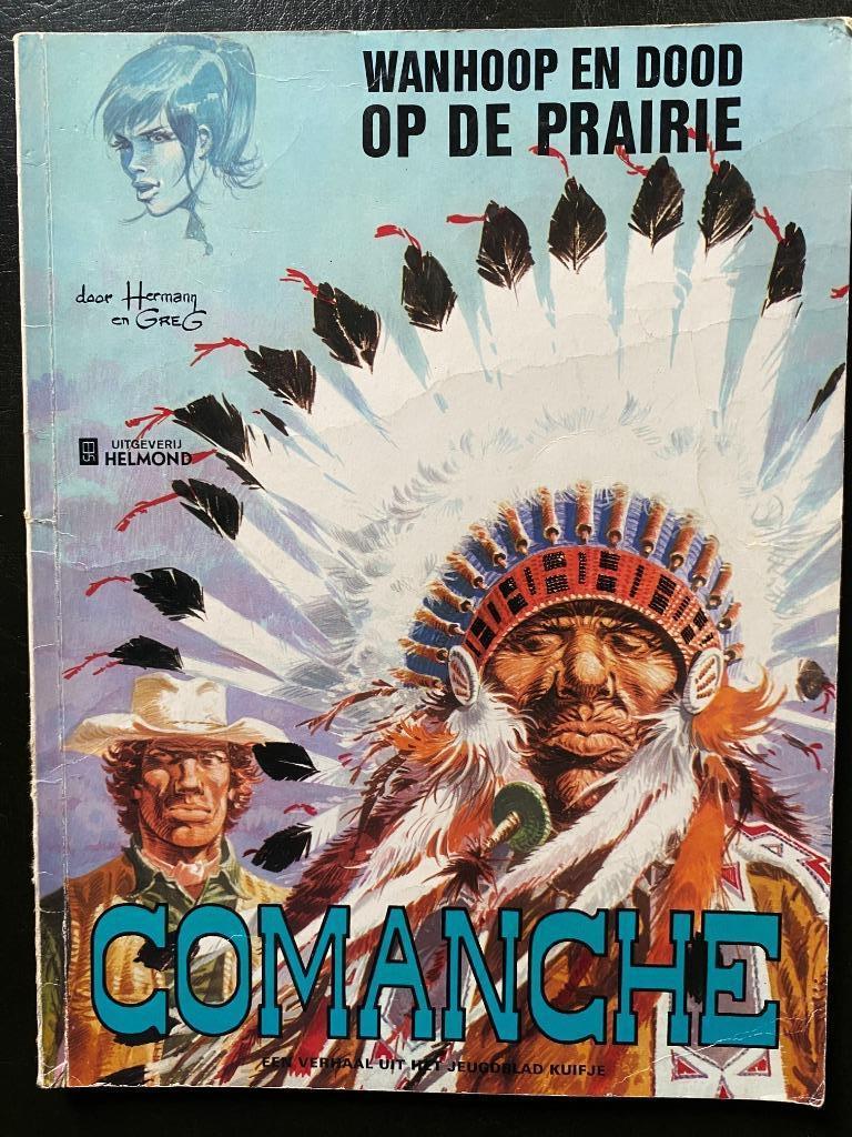 COMANCHE -  Wanhoop en dood op de prairie, Enlèvement ou Envoi, Une BD, Hermann Huppen, Utilisé