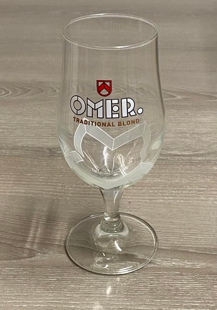 Lot de 11 verres à bière OMER, 25cl, prix : 30€, Neuf, Verre ou Verres, Autres marques