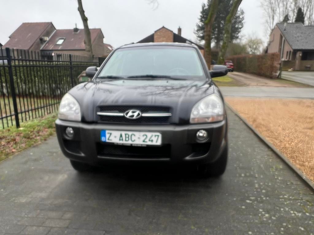 Hyundai Tucson bj-2006 2.0 L CRDI 100 kw, Zwart, Zwart, Leder, Bedrijf